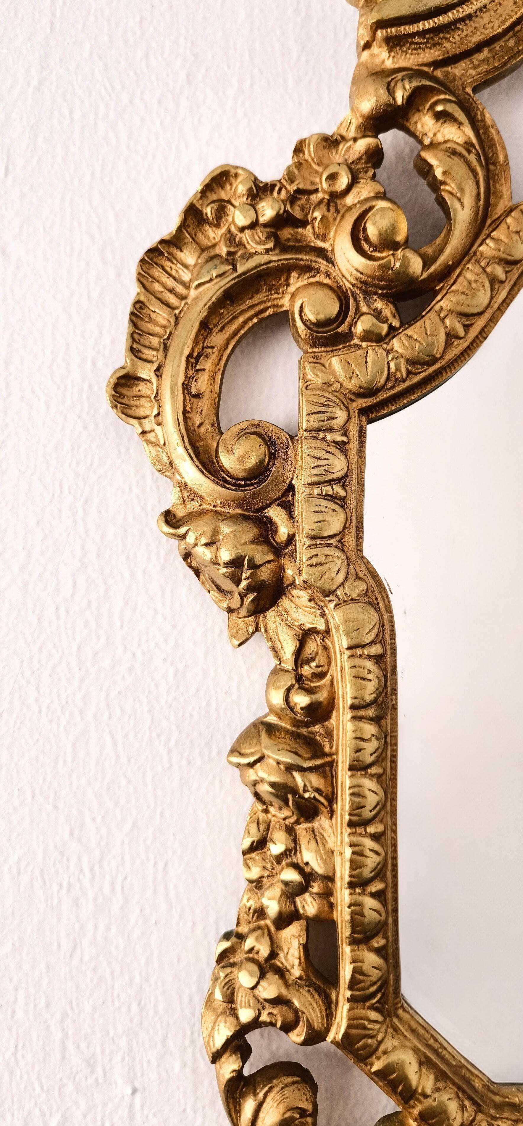 Bronze mirror in Louis XV style