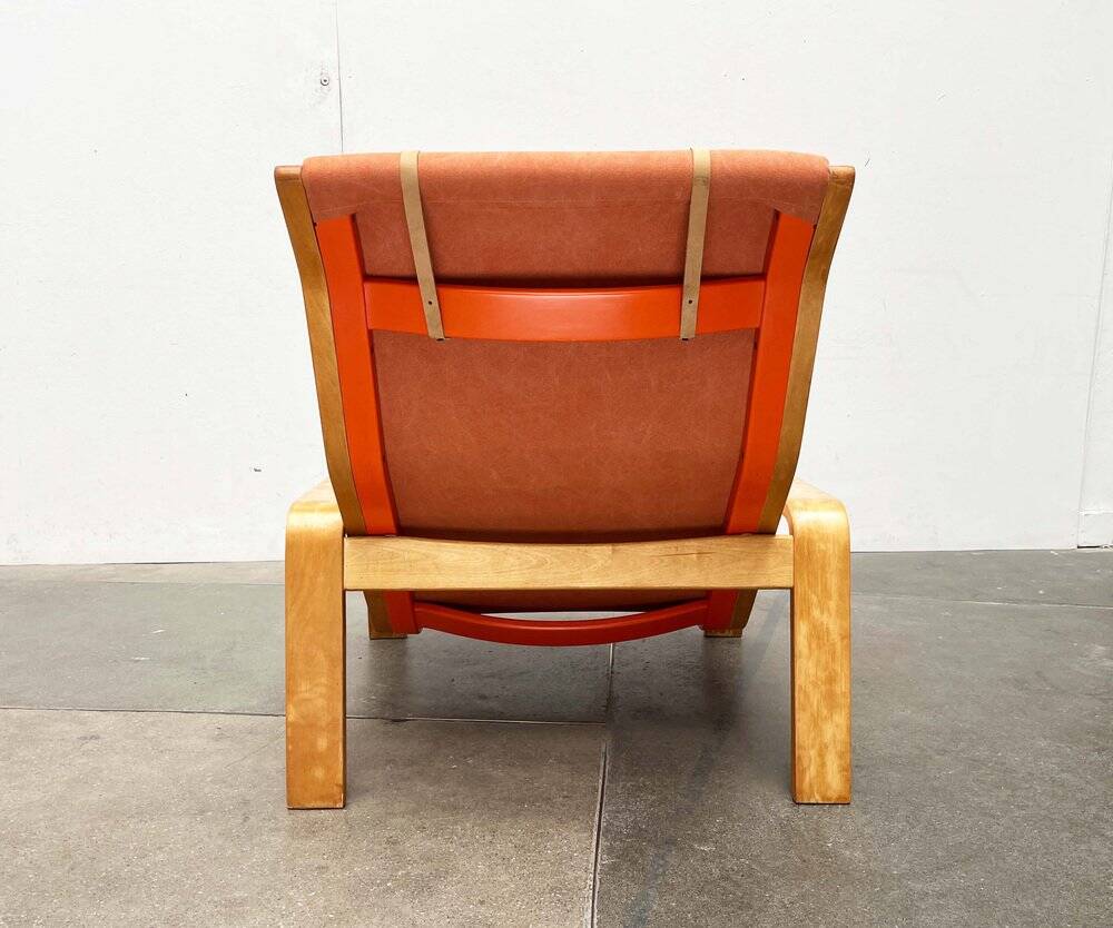 Mid-century modern Pulkka lounge chair by Ilmari Lappalainen for Asko, 1960s.