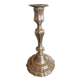 18th century chiseled bronze candlestick