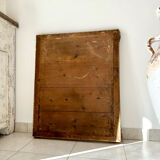 Mirror from the Restoration period, antique gilded, 19th century.