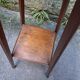 Antique wooden side table, Art Nouveau style