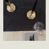 Pair of bronze candlesticks