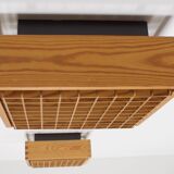 Square 1970s Pine Falkenbergs Belysning Flush Mounts, Sweden, 1970s