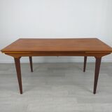 Scandinavian dining table design 60s vintage teak