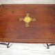 Art Nouveau Mahogany Center Table, 1950s