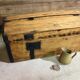 Old wooden trunk