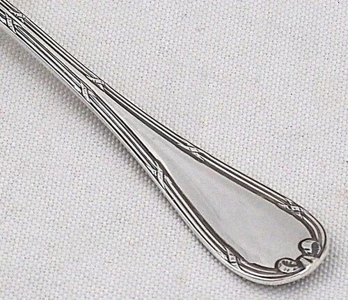 12 silver-plated oyster forks Christofle Rubans