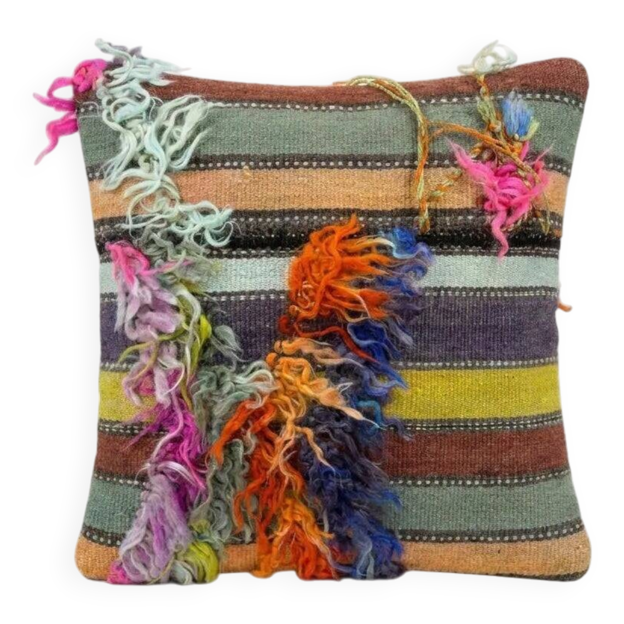 Vintage kilim cushion cover 51x51 cm