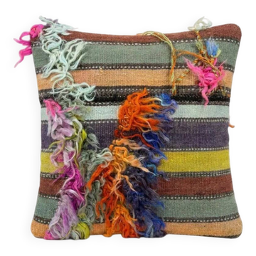 Vintage kilim cushion cover 51x51 cm
