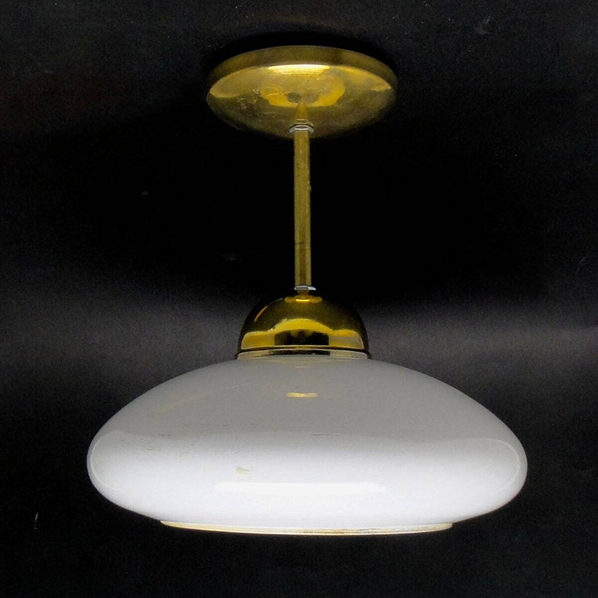 Art Deco style pendant lamp, Poland, 1950s