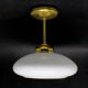 Art Deco style pendant lamp, Poland, 1950s