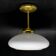 Art Deco style pendant lamp, Poland, 1950s