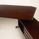 T96 Rosewood Boomerang Desk by Osvaldo Borsani for Tecno, First Edition, 1950