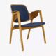 Set of 2 teak armchairs, Gärsnäs, Sweden, 1960