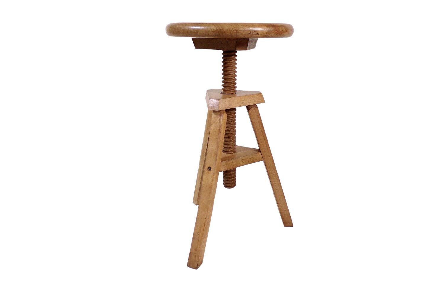 Screw vintage industrial stool