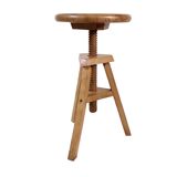 Screw vintage industrial stool