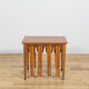 Mid-century Danish nesting tables by Poul Hundevad for Novy Domov, Czechoslovakia, 1960s, set of 5