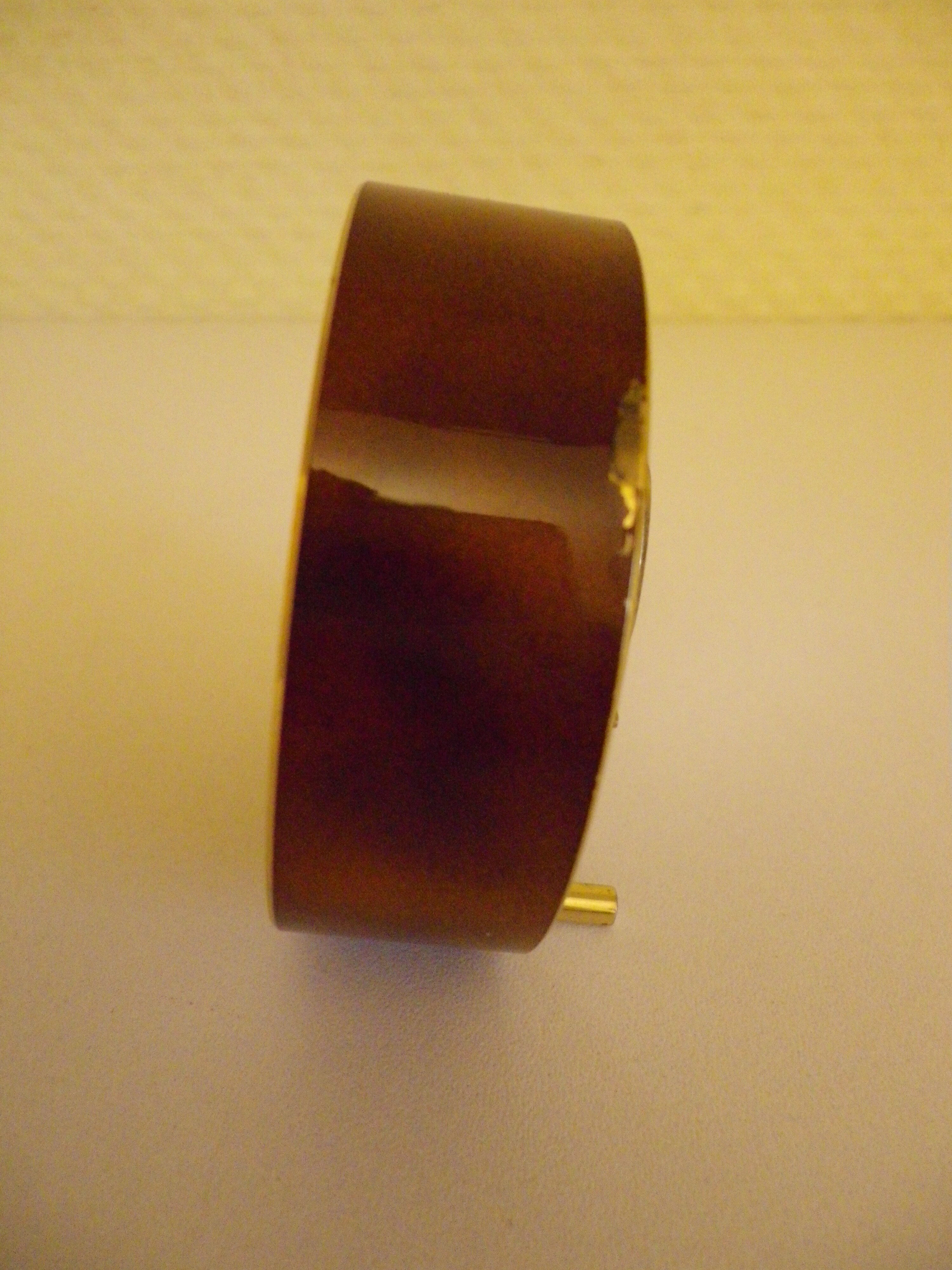 Uti clock from France - brass and lacquer - 1950s/1955