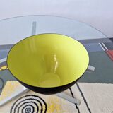Black and Green Krenit Bowl by Herbert Krenchel for Torben Ørskov & Co, Denmark, 1953