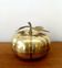 Brass pumpkin box Italy 1970 vintage