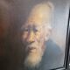 Asian Portrait Painting Oil On Canvas (Vietnam or China)