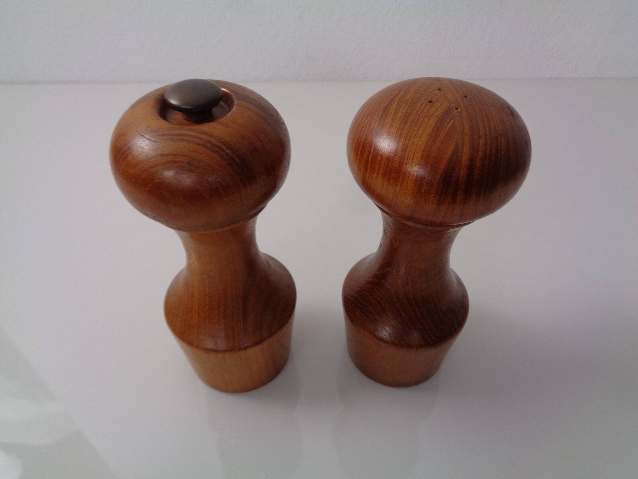 Mid-Century Teak Salt Shaker and Pepper Mill by Zassenhaus, 1960s, Set of 2