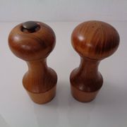 Mid-Century Teak Salt Shaker and Pepper Mill by Zassenhaus, 1960s, Set of 2