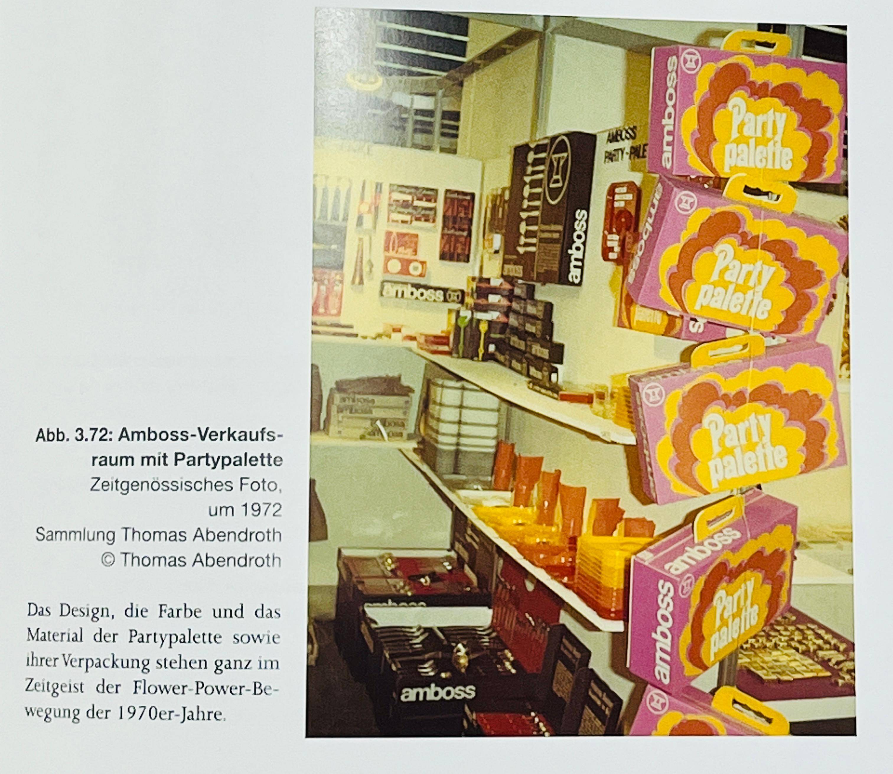 3 sets of Amboss Party Palette & spork, plate & spoon & fork, Austria, 1970s