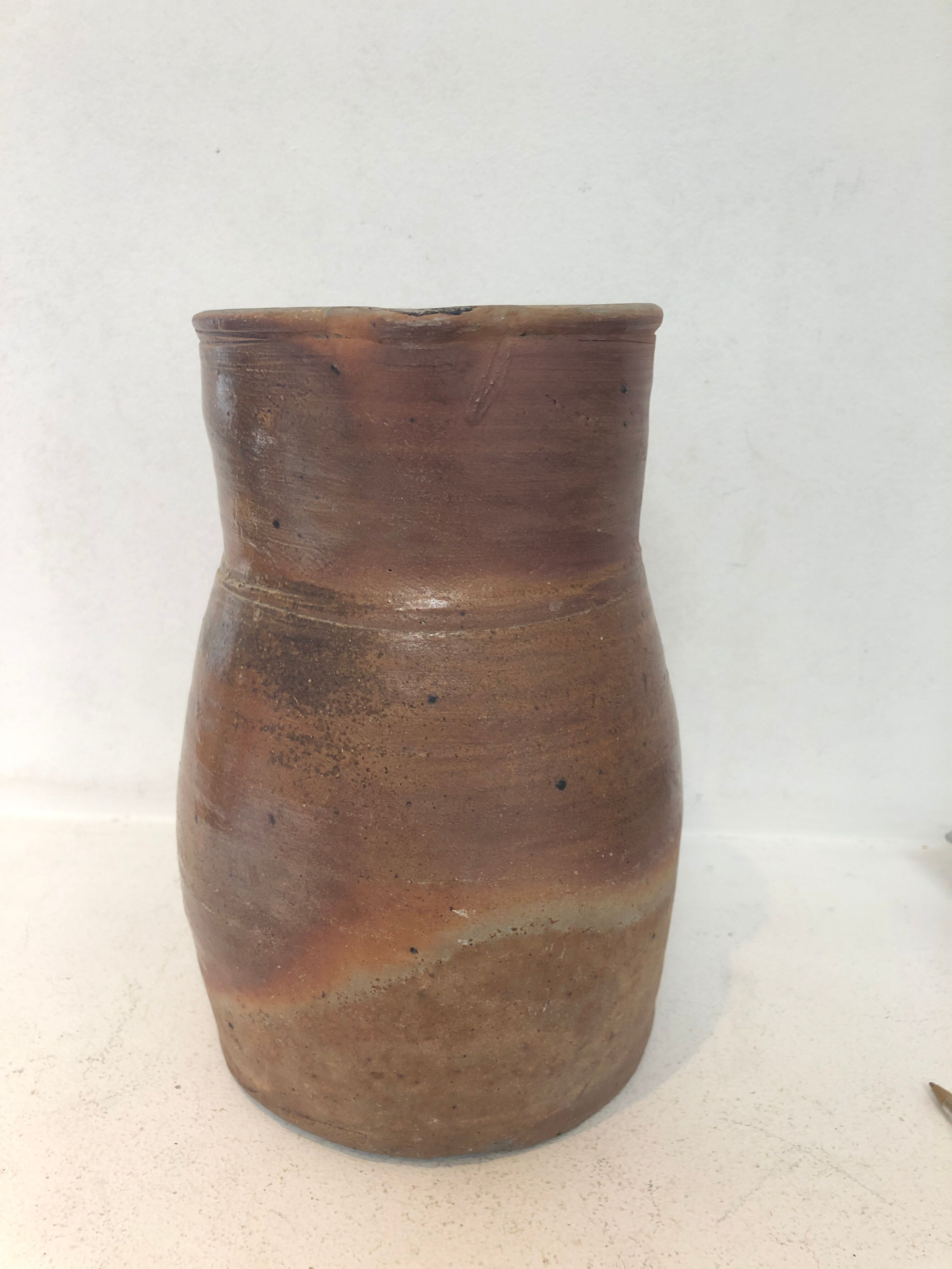 Artisanal terracotta milk pot, 1970