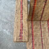 Chaise longue rotin