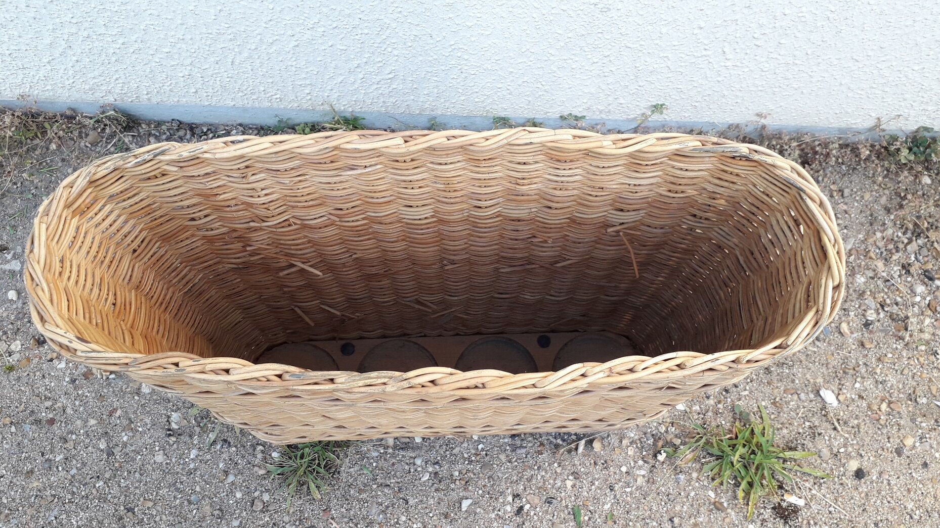 Porte-parapluie en osier