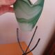 Large metal and glass tealight holder
