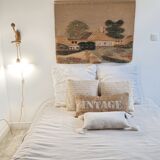 Weaving Vintage wool wall tapestry