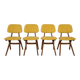 Chaises de Salle à Manger Mid-Century en Teck par Louis van Teefelen pour Wébé, Pays-Bas, 1950s, Set de 4