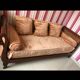 Empire-style swan neck bed