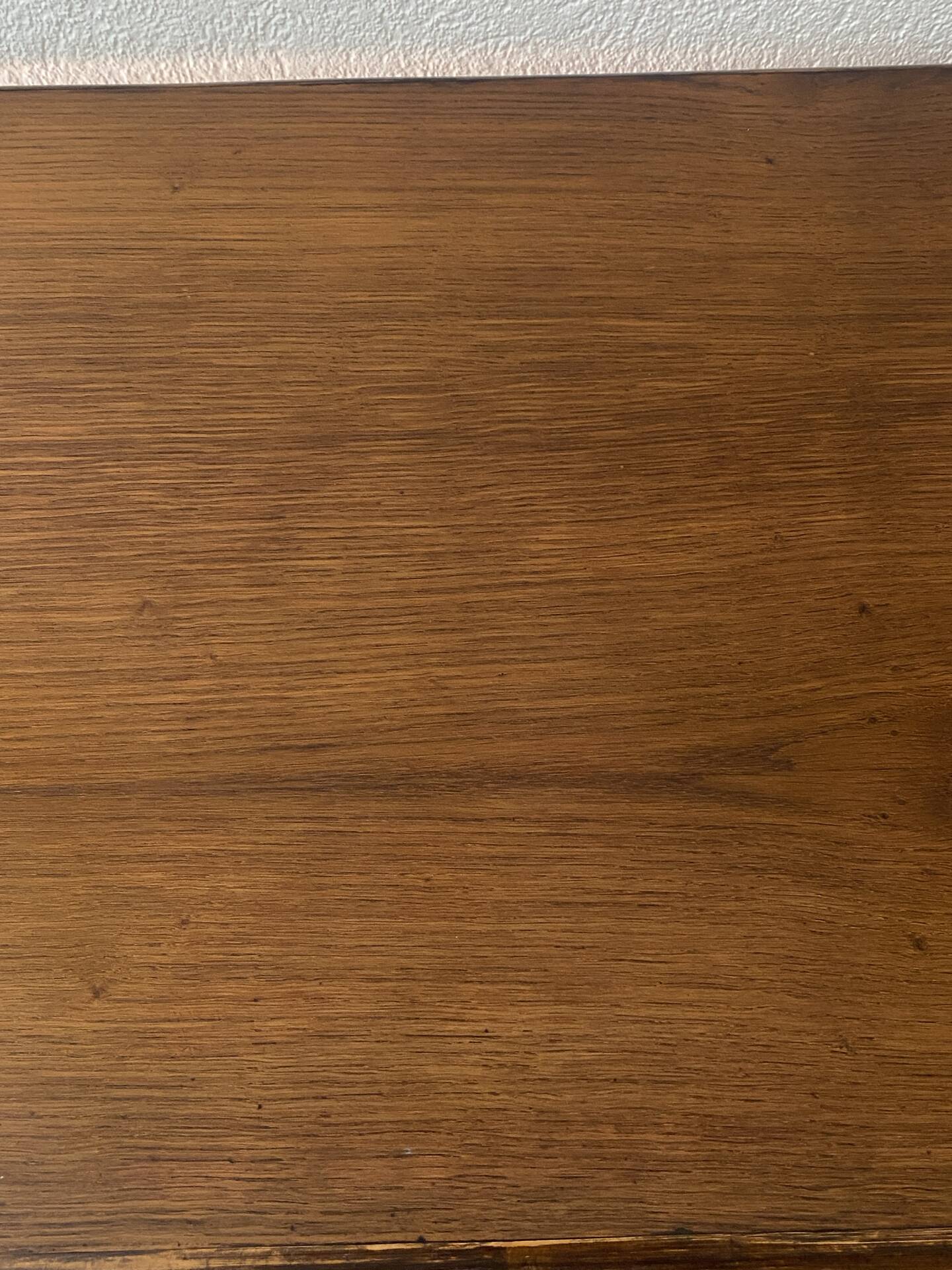 Rattan desk with three drawers