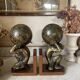 Pair of large vintage Mercurio d'Oro bookends