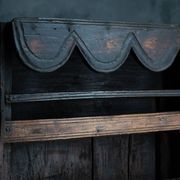 Primitive Folk Art Shelving Cupboard, France, 19th Century