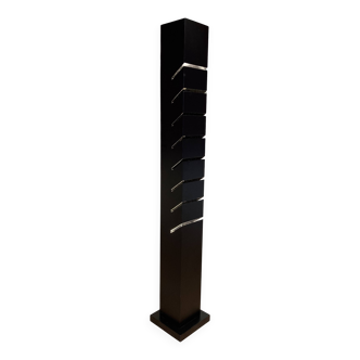 Black steel designer floor lamp 195 CM.