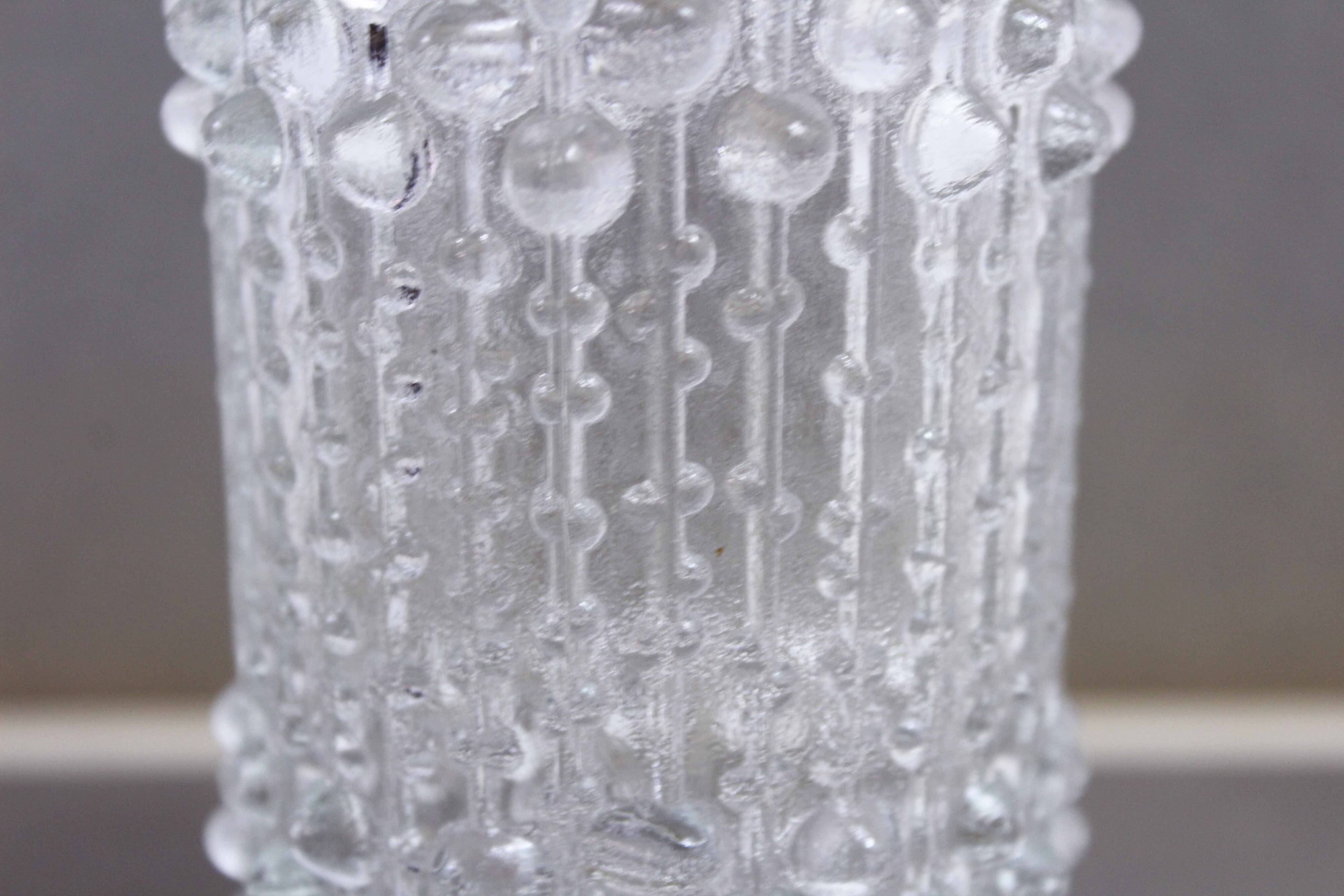 Glass vase by Frantisek Peceny for Sklo Union 1970