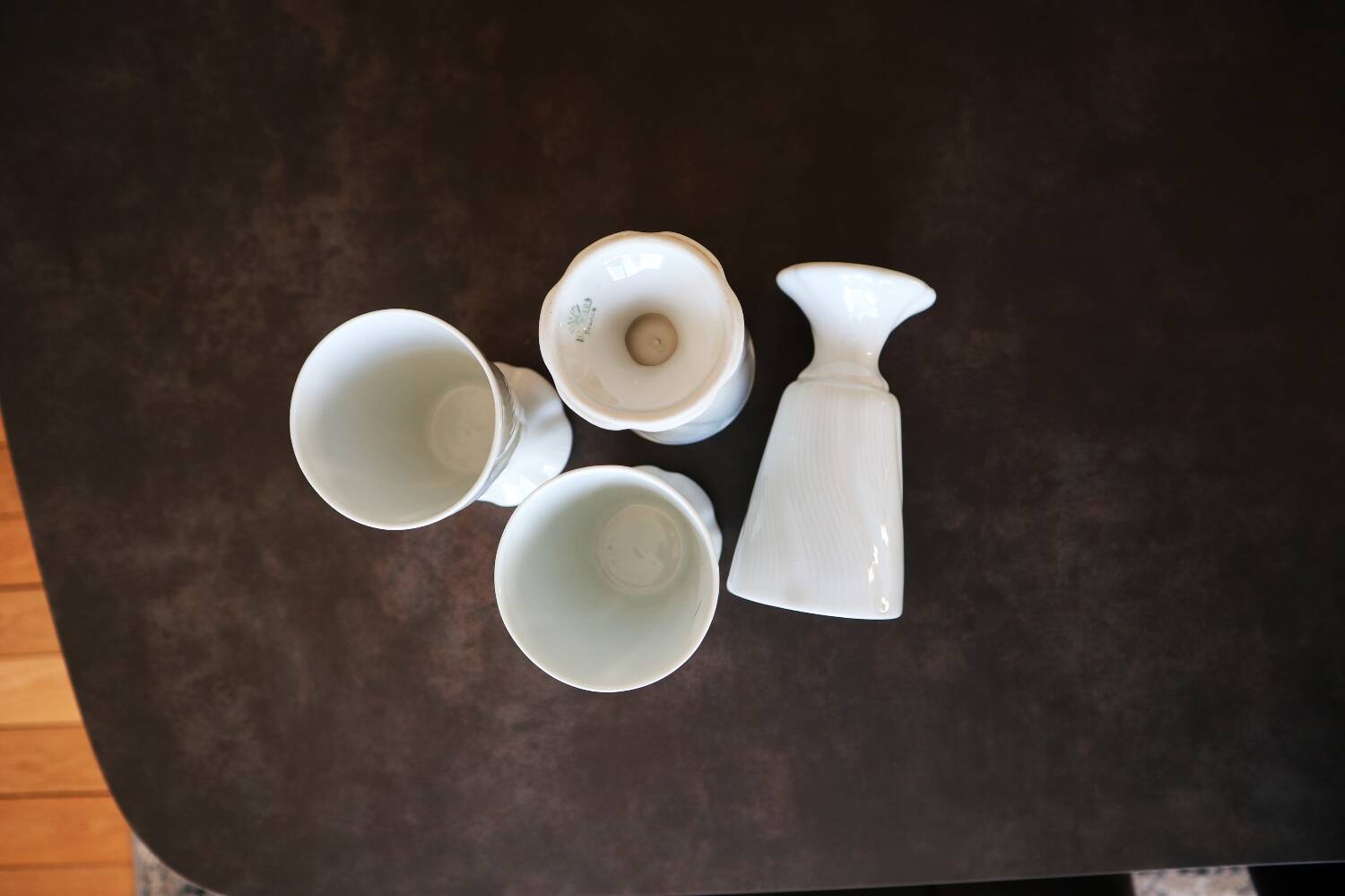 Mazagrans porcelain Leclair Limoges