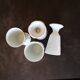 Mazagrans porcelain Leclair Limoges