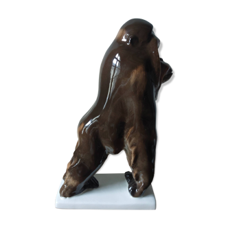 Singe en porcelaine russe