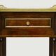 Pair of Louis XVI Style Nightstands with White Carrara Marble