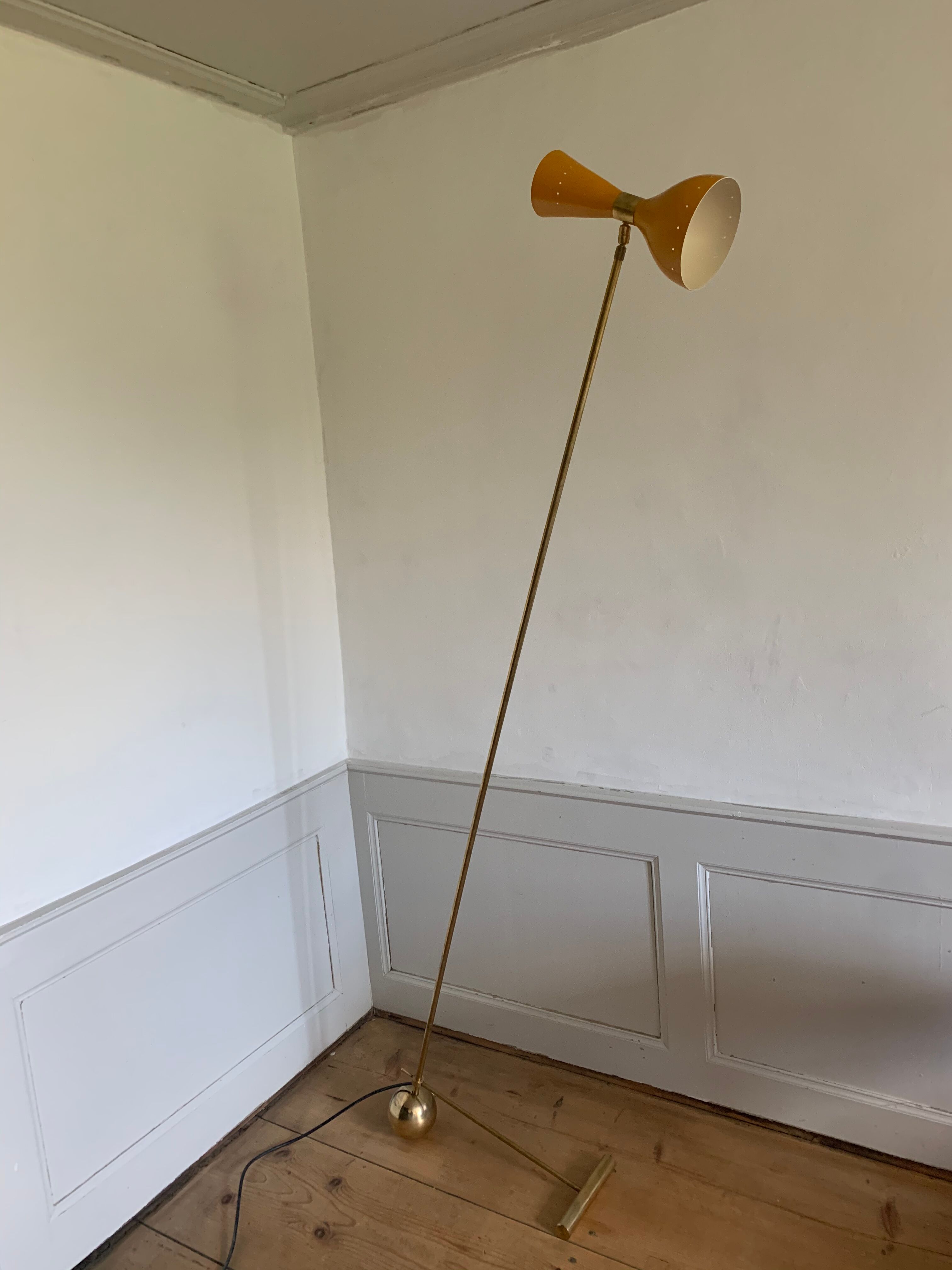 Italian midcentury floor lamp diabolo