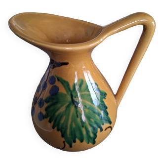 Small ceramic pitcher signed Liliane