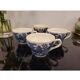 4 English porcelain cups