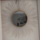 Vintage gold metal sun mirror – 70 cm