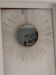 Vintage gold metal sun mirror – 70 cm