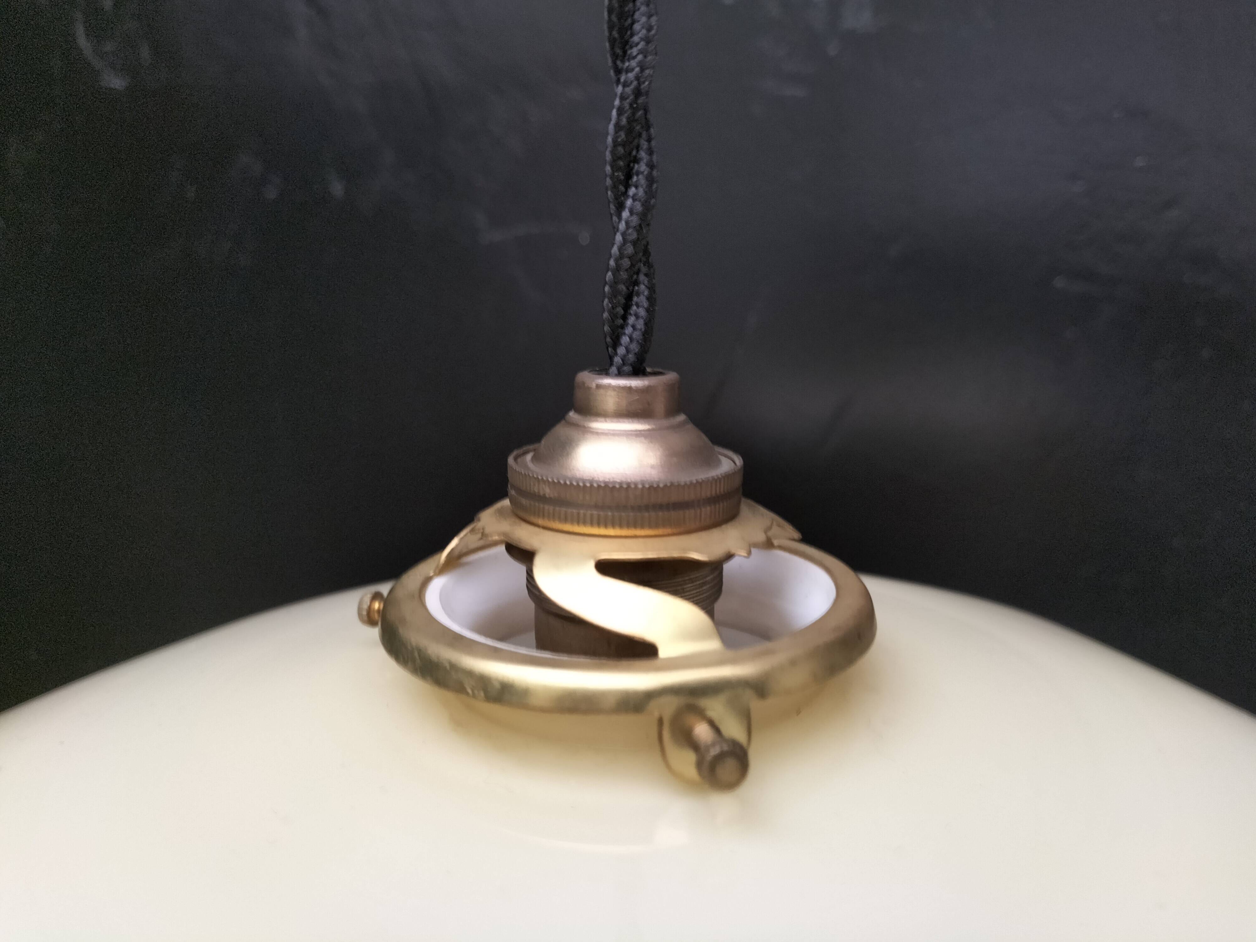 Opaline pendant light